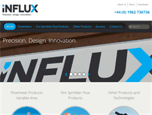 Tablet Screenshot of influxmeasurements.com